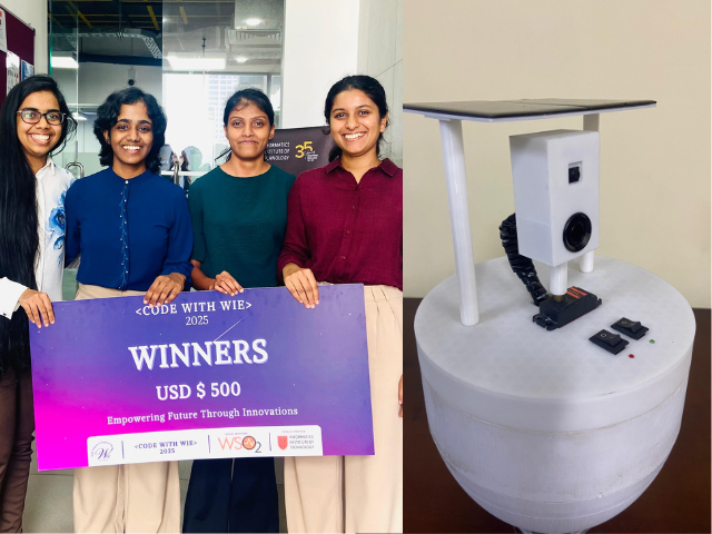 PeraCom Undergraduates Emerge Champions at Code with WIE 2025